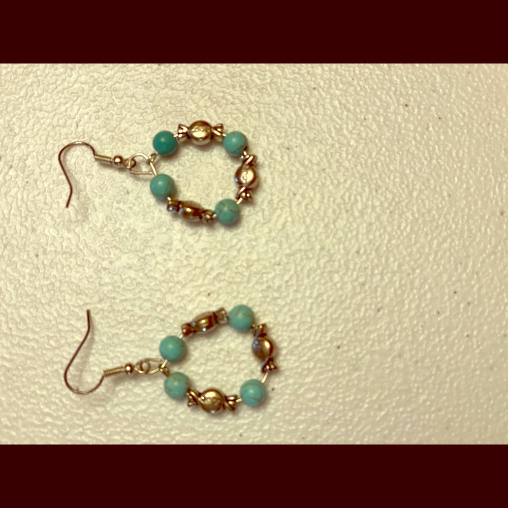 Turquoise Candy Small hoop earrings